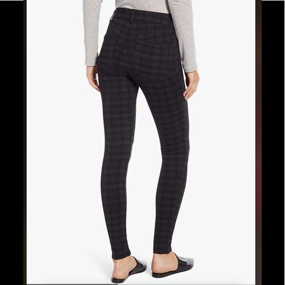 Wit & Wisdom Ab-Solution Ponte Black & Gray Plaid Skinny Pants Size 0 NWT - Picture 5 of 13